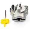 OSCARBIDE 3x1 Indexable Face Mill 3" Diameter 7 Flutes Coolant Thru-5