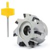 OSCARBIDE 3x1 Indexable Face Mill 3" Diameter 7 Flutes Coolant Thru-1
