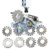 8Pcs Gear Cutters Gear Milling Cutter Set High Speed Steel Cutting Tool M1.5 20° 5mm 6mm-1