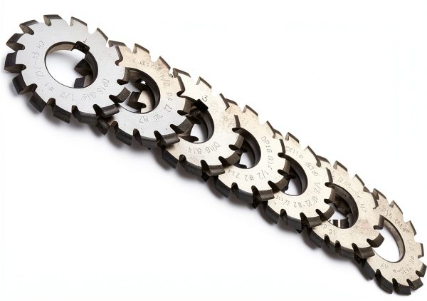 Gear Cutter Hilitand 8‑Piece Involute Set 55mm OD 14.5°-7