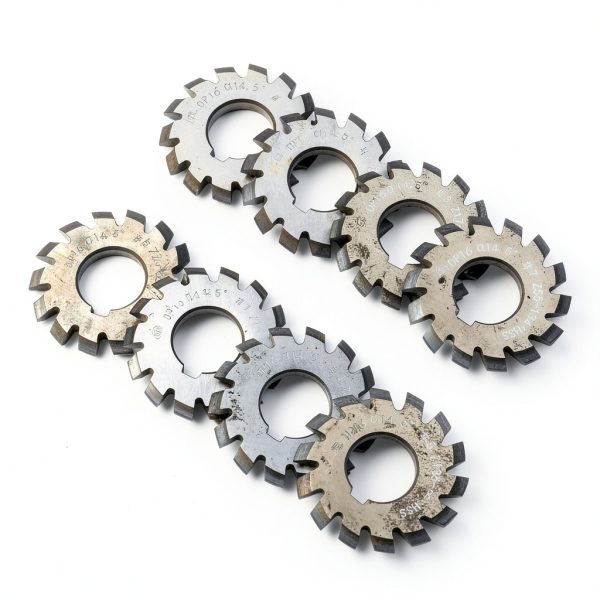 DP16 PA14-1/2 Bore22 Involute Gear Cutter 8pcs R8 Arbor EVNSIX-3