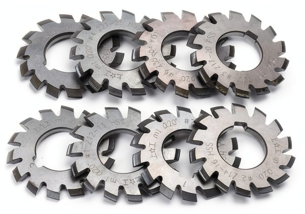 Gear Cutter Set 8 Pcs High Speed Steel Involute M1 20° PA Cloudpower-3