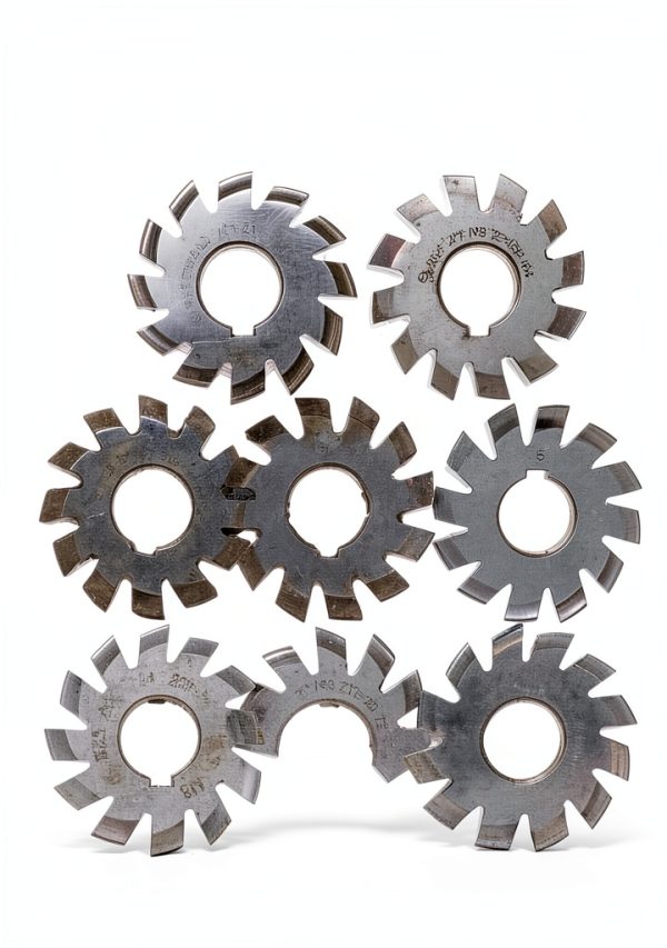 8Pcs HSS M2.5 Involute Gear Cutter Set Module 2.5 Milling Cutters With 22Mm Bore Pressure Angle 20 Degree For 12-135 Teeth Gear Making-1