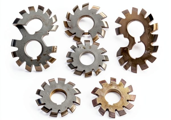 8Pcs HSS M2.5 Involute Gear Cutter Set Module 2.5 Milling Cutters With 22Mm Bore Pressure Angle 20 Degree For 12-135 Teeth Gear Making-0