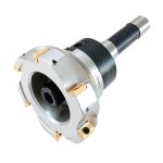 4" Face Shell Mill Cutter R8 Shank 90° 6-Flute by Z Live Center-0