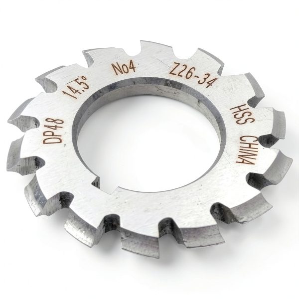HHIP 2041-4842 48P #4 14.5 Degree Involute Gear Cutter for Milling-0