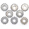 8Pcs Gear Cutters Gear Milling Cutter Set High Speed Steel Cutting Tool M1.5 20° 5mm 6mm-8
