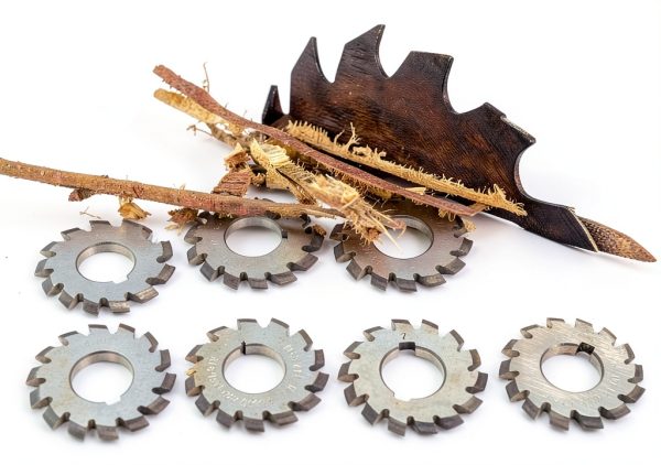 Gear Cutter Hilitand 8‑Piece Involute Set 55mm OD 14.5°-6