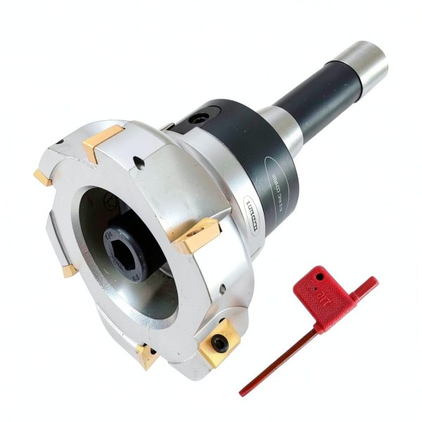 4" Face Shell Mill Cutter R8 Shank 90° 6-Flute by Z Live Center-1