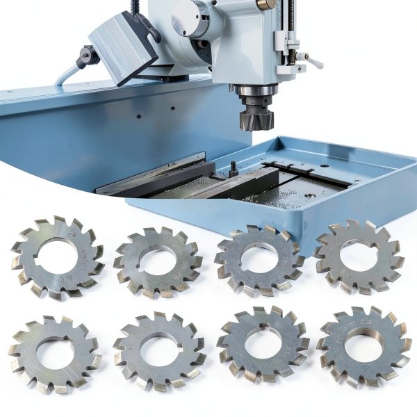 Gear Cutter Eujgoov 8Pcs Speed Steel 20 Pressure Angle M1.5 5x6mm-4