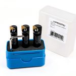 Accusize Industrial Tools Miniature Indexable End Mill Set 3 Pc 1/2"-0