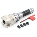 ApplianPar R8 FMB22 Face Mill Arbor 400R 50MM APMT1604 Inserts-0