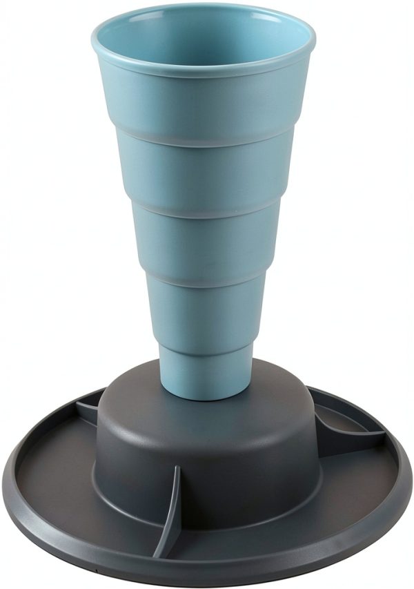 Foldable Piping Bag Holder Bebykilemi Pastry Stand Sturdy PP Portable-0