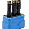 Accusize Industrial Tools Miniature Indexable End Mill Set 3 Pc 1/2"-2