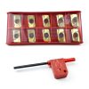 80MM 90° Face Mill Arbor KRACIVA Arbor Type Cutter with 6‑Slot Design-7