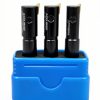 Accusize Industrial Tools Miniature Indexable End Mill Set 3 Pc 1/2"-5