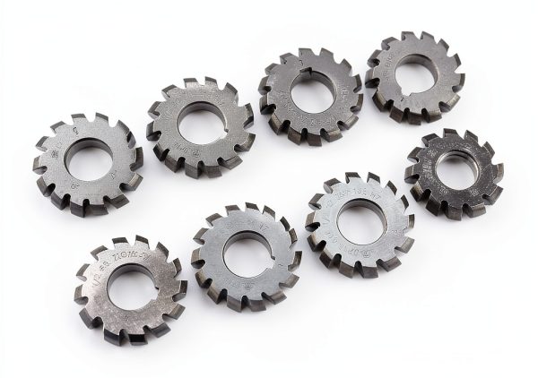 HSS Involute Gear Cutter DP16 PA14-1/2 IWONGO – 8pcs R8 Arbor Set-2
