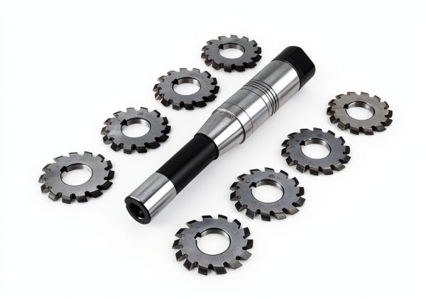 HSS Involute Gear Cutter DP16 PA14-1/2 IWONGO – 8pcs R8 Arbor Set-6
