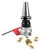 80MM 90° Face Mill Arbor KRACIVA Arbor Type Cutter with 6‑Slot Design-0