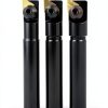 Accusize Industrial Tools Miniature Indexable End Mill Set 3 Pc 1/2"-6
