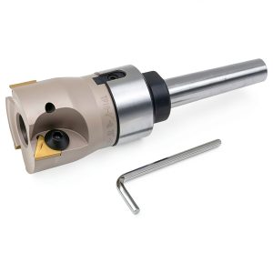 CME 2" 90° Indexable Face Mill MT2 Arbor, 3 Flutes, TPG322 Inserts-0