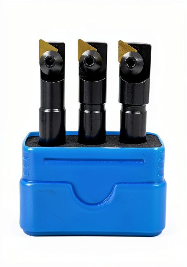 Accusize Industrial Tools Miniature Indexable End Mill Set 3 Pc 1/2"-1