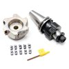 CAT40-FMB32-60 BestParts Face Mill 4inch 6Flutes 10 Inserts-0