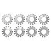Garosa 8Pcs M11-8 Involute Gear Cutters High Speed Steel 20°-0